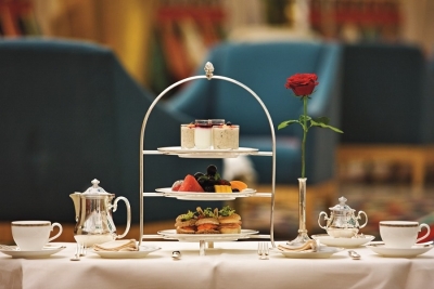 Чаепитие «afternoon tea» в отеле Burj Al Arab